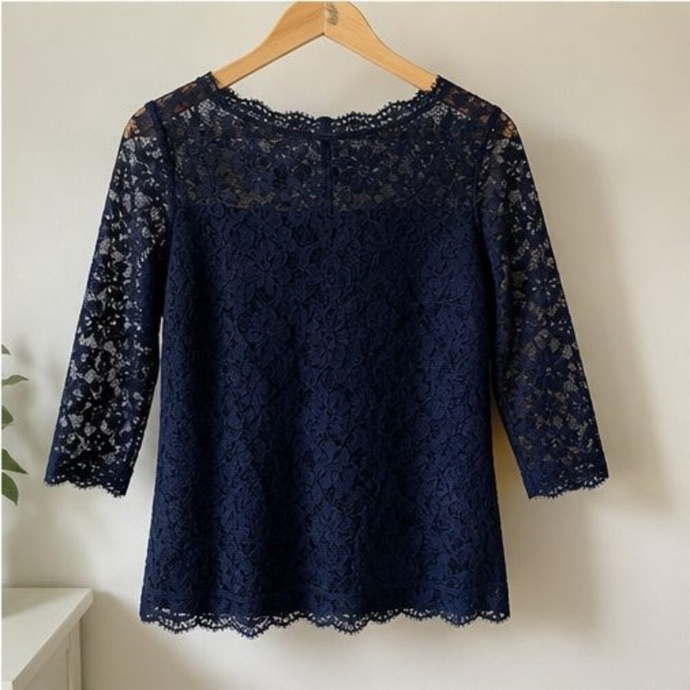 Teal V Neck Top